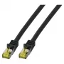 EFB-Elektronik RJ45 patch-kaapeli Cat.6A S/FTP LSZHCat.7 raakakaapeli musta 1,5 m valmistaja: EFB Elektronik (MK7001.1,5B)