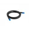 Verkkokaapeli LANBERG PCF6A-10CC-0050-BK Cat6a F/UTP RJ-45 0,5 m musta