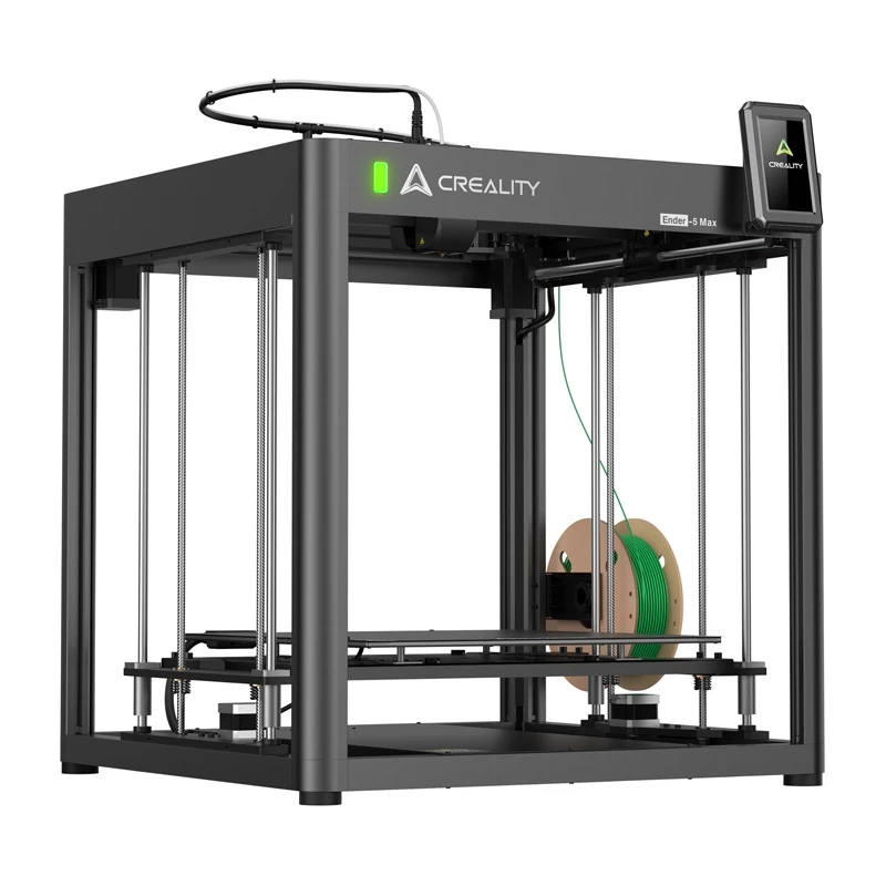 Creality Ender-5 Max CoreXY-3D-tulostin, jopa 700 mm/s, 36-pisteen automaattitasaus, Wi-Fi, musta