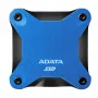 Ulkoinen SSD ADATA SD620 512 GB, USB 3.2 Gen 2 Micro-USB B, sininen, silikonikotelo, iskunkestävä
