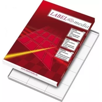 Liimatarra LabelMedia, A4, valkoinen 210x297 mm, (100 kpl) 0707-750