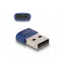 DeLOCK USB 2.0 sovitin USB Type-A uros USB Type-C naaras sininen
