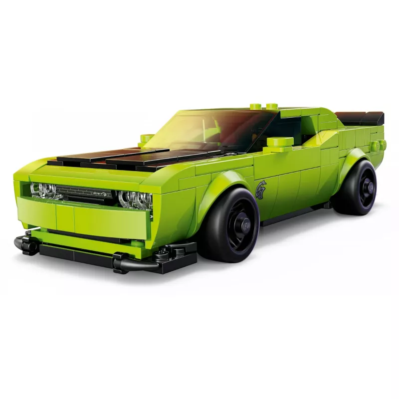 Rakennusleluauto LEGO Speed Champions Dodge Challenger SRT Hellcat 77237 — 390 osaa, 1 minifiguuri, ikäsuositus 9+