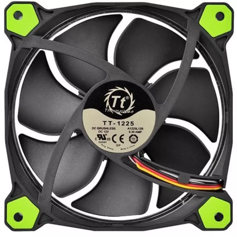 Tuuletin Thermaltake Riing 14 CL-F039-PL14GR-A 14 cm musta vihreä