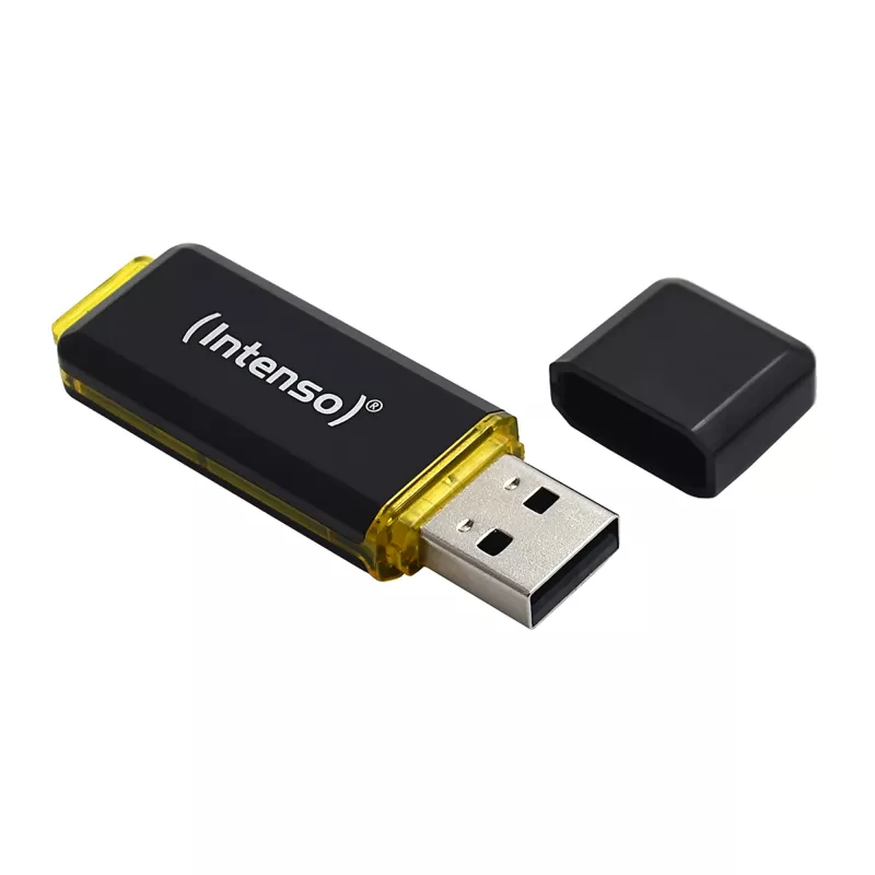 USB-muistitikku Intenso 256 GB USB Type-A 3.2 Gen 1 musta keltainen