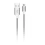 Micro-USB-kaapeli Devia Pheez Series 5V 2.4A 2 m – harmaa