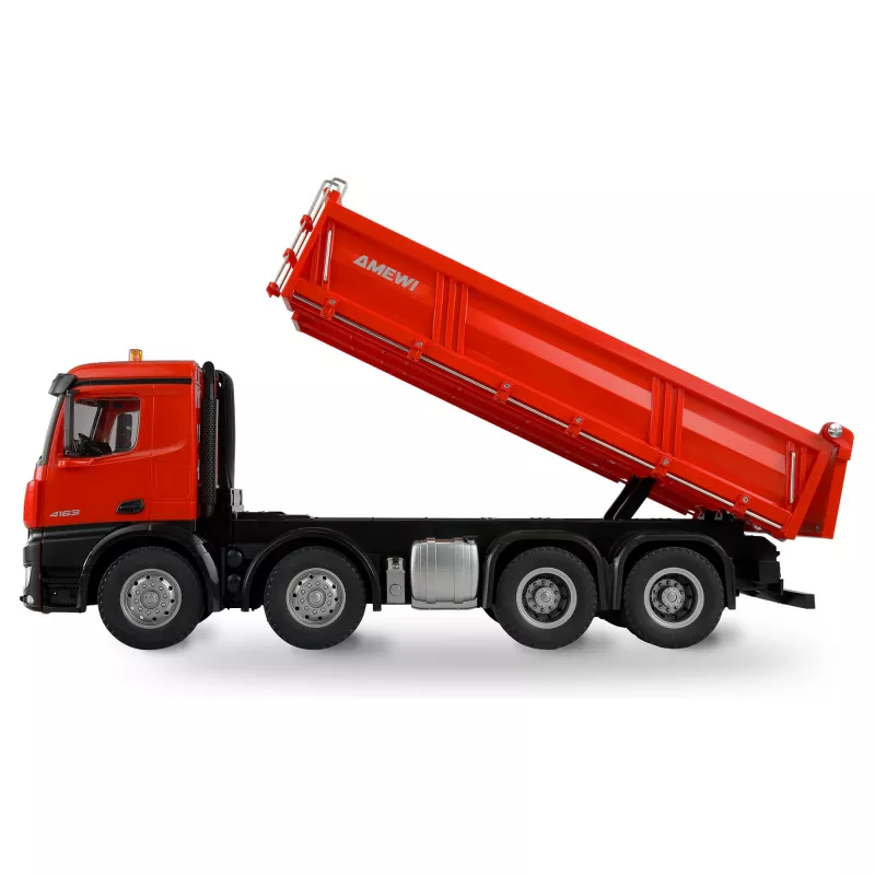 Amewi Mercedes-Benz Arocs kippi 8x4/4 4WD 1:18 RTR punainen (22693)