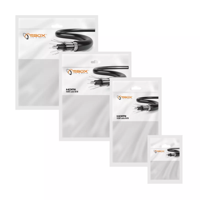 SBOX AUDIO CABEL 3,5 mm pistoke-pistoke 0,5 m musta