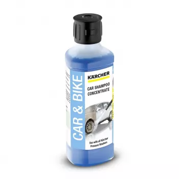 Ajoneuvon pesushampoo Karcher 6.295-843.0, yleiskäyttöinen autoshampoo, 500 ml kromille, lasille, muoville