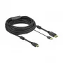 Videokaapeliadapteri DeLOCK 85968 10 m HDMI Type A DisplayPort USB Type A musta