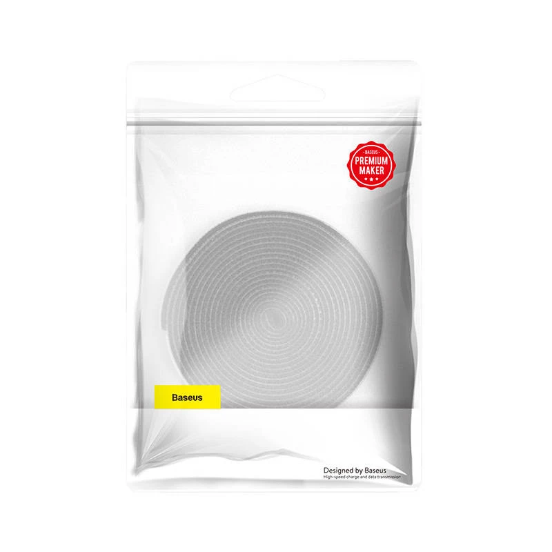 Kaapelitarvike Baseus ACMGT-F0G — tarranauha, 3 m pituus, harmaa
