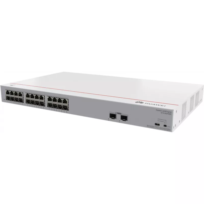 HUAWEI eKit S110 -sarja S110-24LP2SR hallitsematon L2 Gigabit Ethernet (10/100/1000) Power over Ethernet (PoE) 1U harmaa
