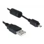 DeLOCK 82414 USB-kaapeli digitaalikameran liittimeen (Nikon 8-pin UC-E6), 1,83 m, musta