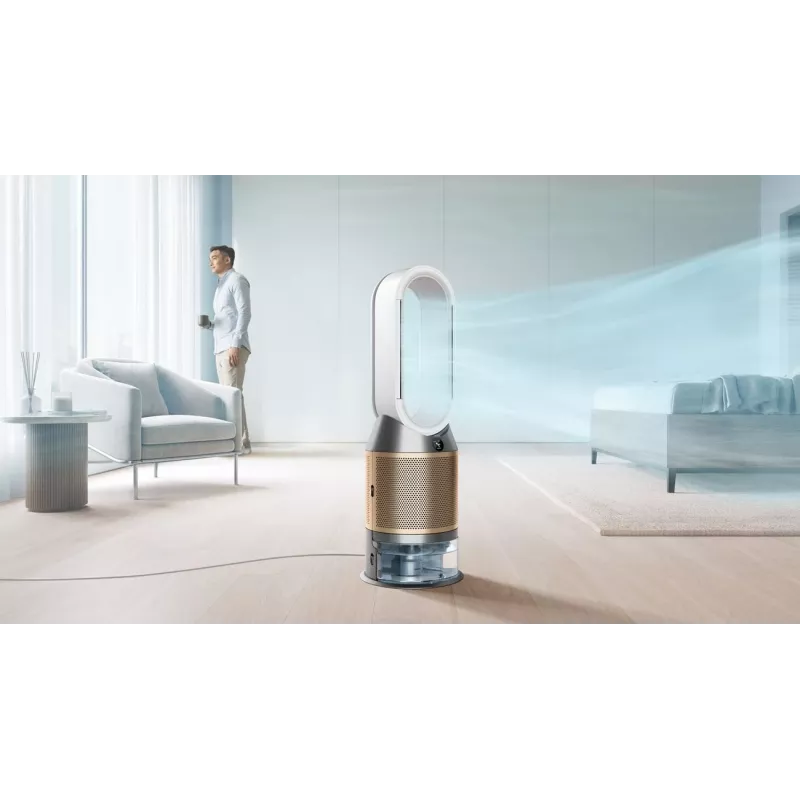 Ilmanpuhdistin Dyson Purifier Humidify + Cool De-Nox 62.4 dB 45 W kulta valkoinen