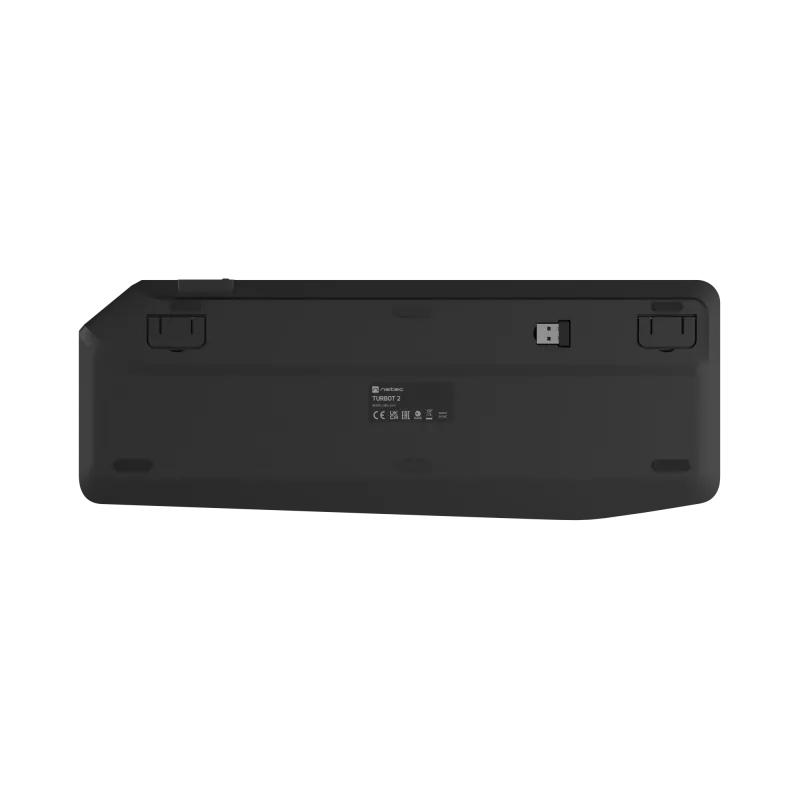 Natec Turbot 2 | näppäimistö | langaton | US | Bluetooth | musta/harmaa