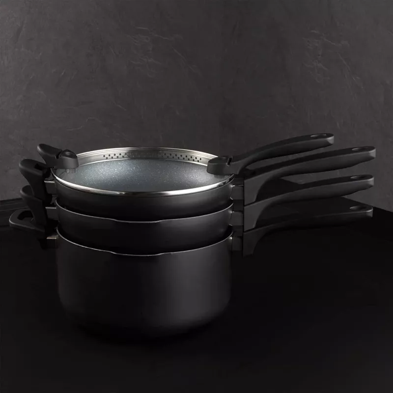 Kattilasarja Russell Hobbs RH01840EU7 – 4-osainen pinottava, metallinen marmoroitu