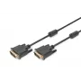 DIGITUS - DVI-kaapeli - Dual Link - DVI-D (M) - DVI-D (M) - 5,0 m - valettu, peukaloruuvit - musta (AK-320101-050-S)