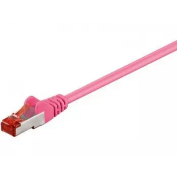 Microconnect SSTP601PI verkkokaapeli pinkki 1 m Cat6 S/FTP (S-STP)