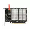 DeLOCK PCI Express x16 -kortti 5 x sisäiseen M.2 Key B / SATA