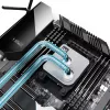 Alphacool Core 1 13444 suorittimen vesilohko, LGA1700/LGA1851/AM4/AM5, hopea