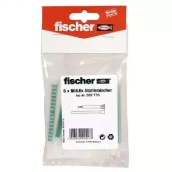 Fischer 502735 Fill & Fix vara-staattinen sekoitin, 6 kpl