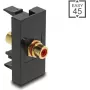 Cinch (RCA)-liitäntämoduuli DELOCK 90964 kullattu