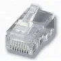Equip modulaarinen pistoke lattakaapelille, RJ-45 (8P8C), läpinäkyvä, 0,65 g, 11,7 mm, 21,3 mm, 7,2 mm