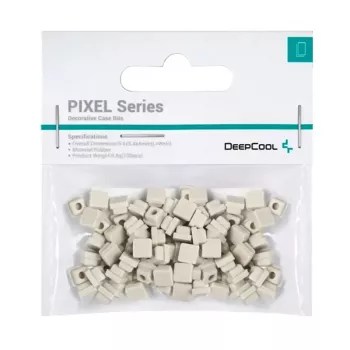 Kumityynyt DeepCool PIXEL — yleiset tärinänvaimennustyynyt koteloihin, 9,8 g/kpl, 100 kpl:n pakkaus, harmaa