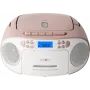 Reflexion RCR2260 kannettava CD-soitin (boombox), valkoinen/pinkki