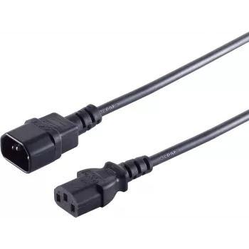 Virtakaapeli musta 2 m S/CONN 60009