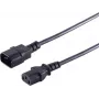 Virtakaapeli musta 2 m S/CONN 60009