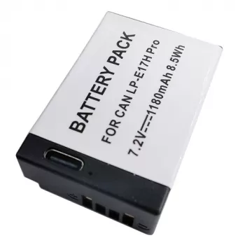 CANON akku LP-E17H Pro (ilman mikrosirua), 1180 mAh, USB Type-C