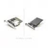 Sisäinen M.2- / U.2-sovitinkortti DELOCK 90854 — PCIe 4.0 (isäntä: PCIe, lähdöt: M.2 Key M 110 mm, U.2)