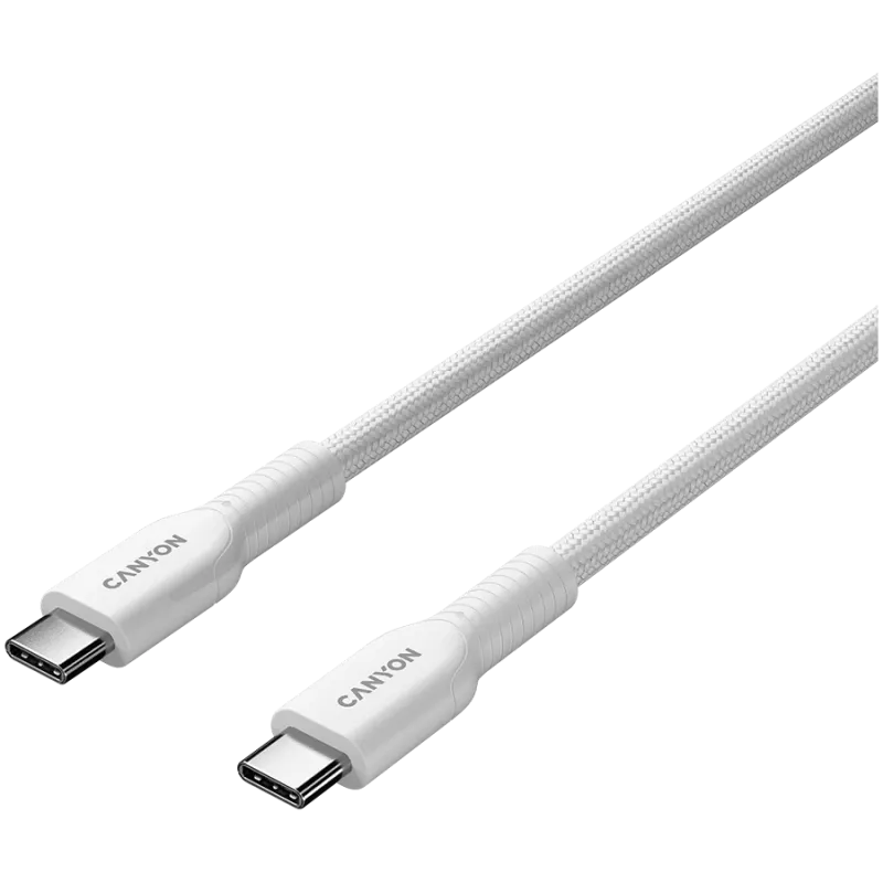 CANYON kaapeli OnWire 60CL C-C 60W COLOR punottu 1m valkoinen