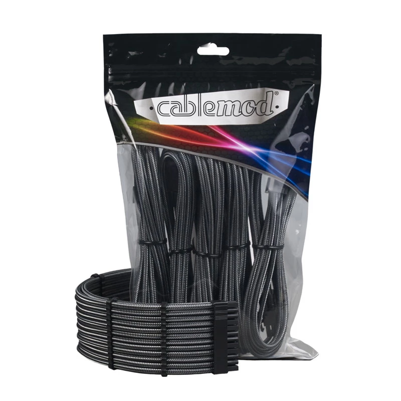 CableMod PRO ModMesh 12VHPWR -kaapelin jatkosarja - carbon