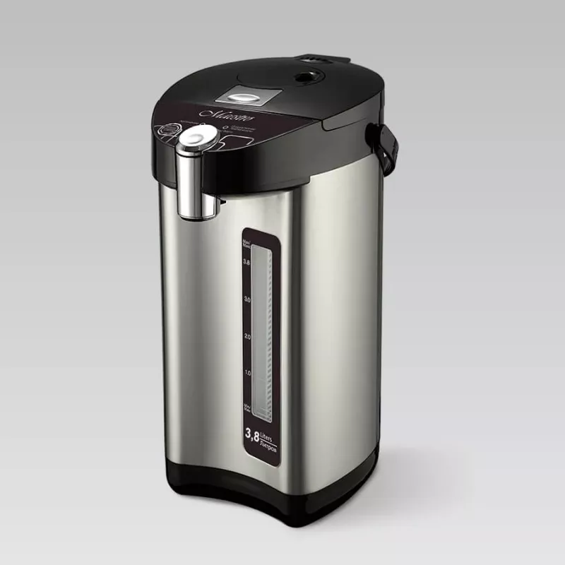 Feel-Maestro MR-081 -termospullo 3,8 l, hopea, musta