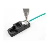DeLOCK Keystone LSA -sarja RJ45 RJ11 Cat.6 musta klipsikiinnike