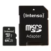 Intenso Performance - flash-muistikortti (microSDXC SD-adapterilla) - 64GB - UHS-I U1 / Class10 - microSDXC UHS-I (3424490)