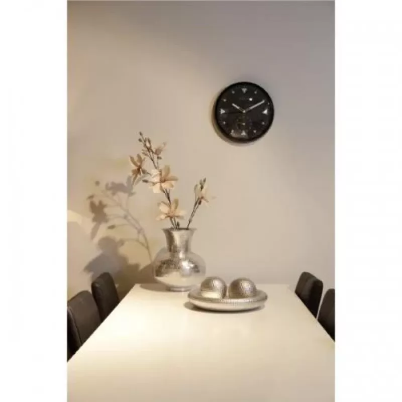 NeXtime seinäkello 3049 Serious Black, Ø32 cm, musta