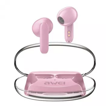Bluetooth-kuulokkeet Awei T85 ENC TWS pinkki