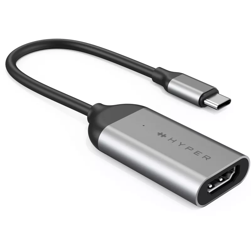 HYPER HD-H8K USB Type-C HDMI ruostumaton teräs