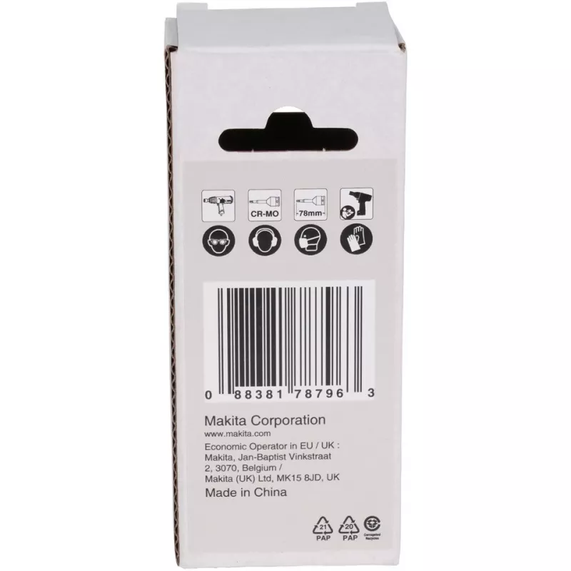 makita Impact Black 1/2 Torx hylsyavain koko: T30 pituus: 78,0 mm (E-19794)