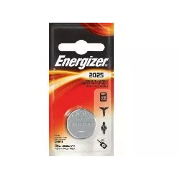 Litium-nappiparisto kertakäyttöinen Energizer CR2025 3 V, 1 kpl