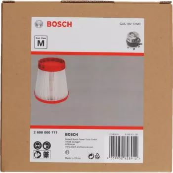 PTFE-suodatin Bosch GAS 18V-12 MC Professional luokka M pölynimuriin, malli 2608000771