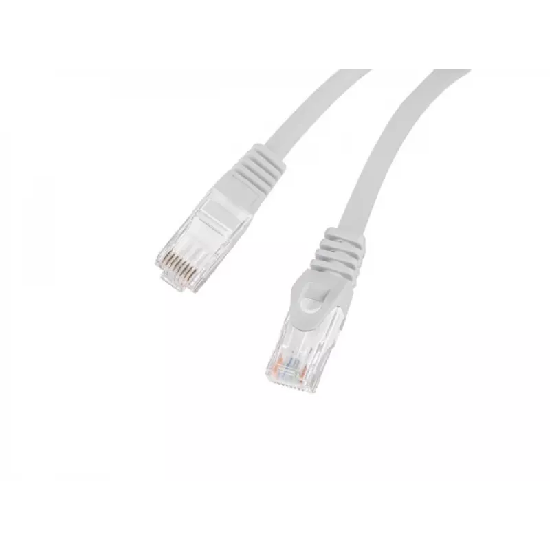 LANBERG Cat6 U/UTP RJ-45 - RJ-45 -verkkokaapeli 0,5 m harmaa PCU6-10CU-0050-S