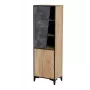 Hylly cama meble OVO 2D kirjahylly 50×38×182,5 cm tammi/betoni