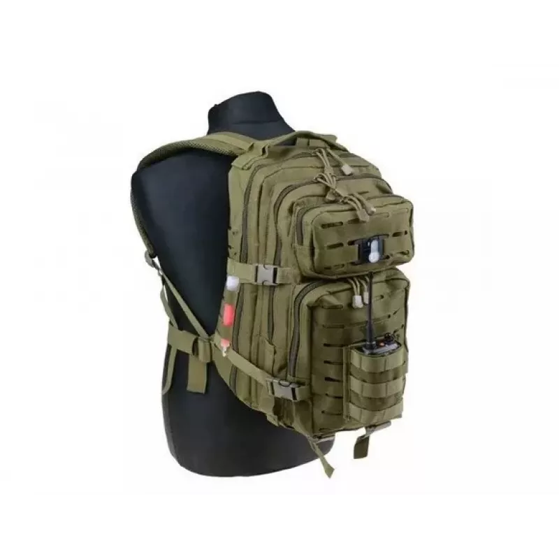 GFC Assault Pack GFT-20-008352 reppu, Laser Cut, oliivinvihreä