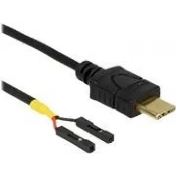 USB-kaapeli DeLOCK 85473 0,5 m USB C musta