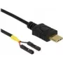 USB-kaapeli DeLOCK 85473 0,5 m USB C musta
