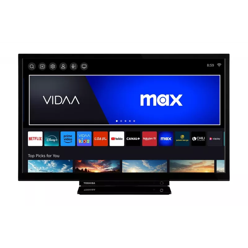 Televisio Toshiba 24WV3F63DG 24 tuuman LED-näyttö HD-resoluutio